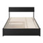 Lit plateforme en bois avec couchette Norla-113674731-113674728
