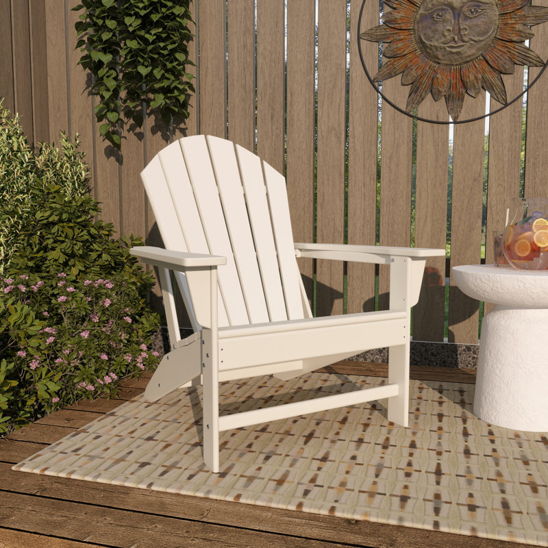 Resin Indoor Outdoor Adirondack Chair, White