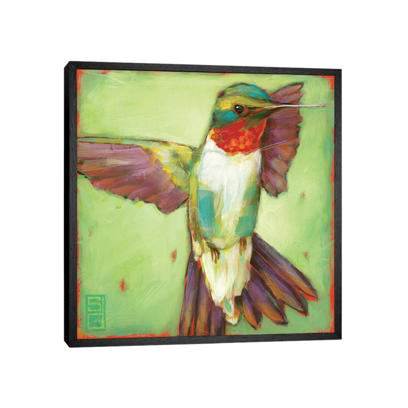 Quest For Flowers III by Stacy DAguiar - Gallery-Wrapped Canvas Giclée on Canvas, 93.98 cm H x 93.98 cm W, Black Framed