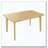 5-Piece Dining Set - 1 Solid Wood Table + 4 Upholstered Chairs-1511634337