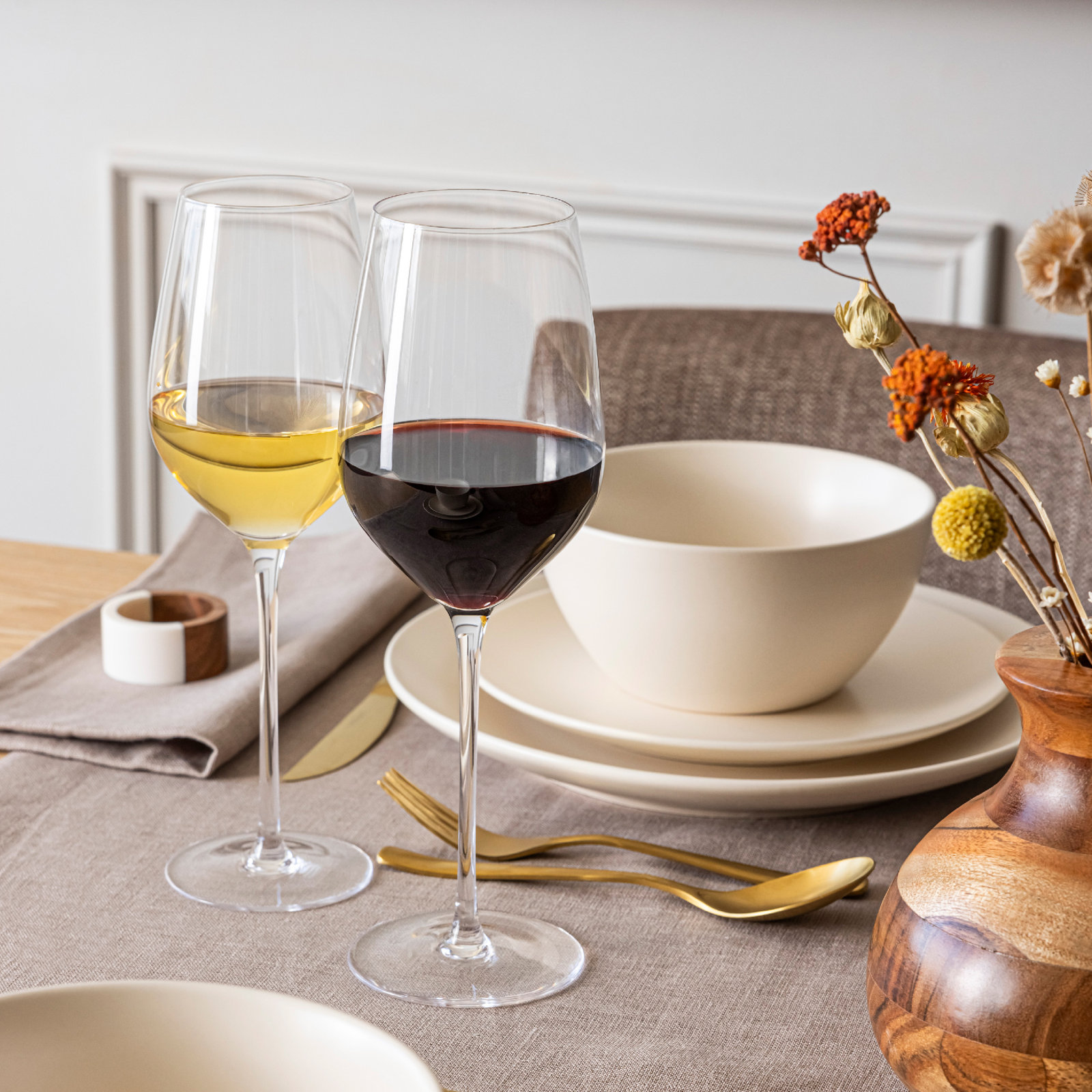 Handmade Red Wine Glass, 16 oz.