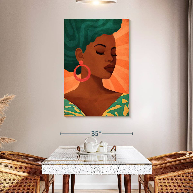 Beauté chic latina, H 48 po x l 32 po