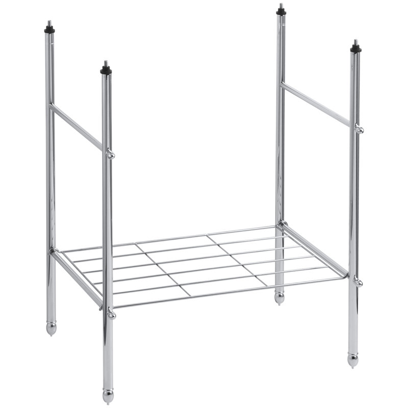 Pieds de table Memoirs, Chrome poli