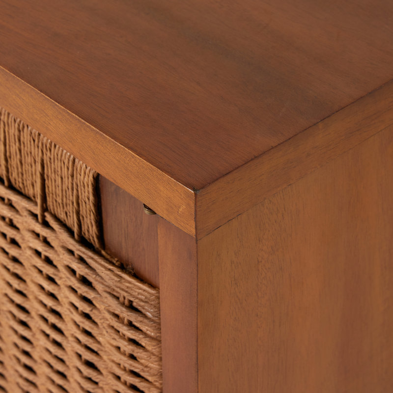 Macklin 82'' W Sideboard, Light Mahogany Veneer