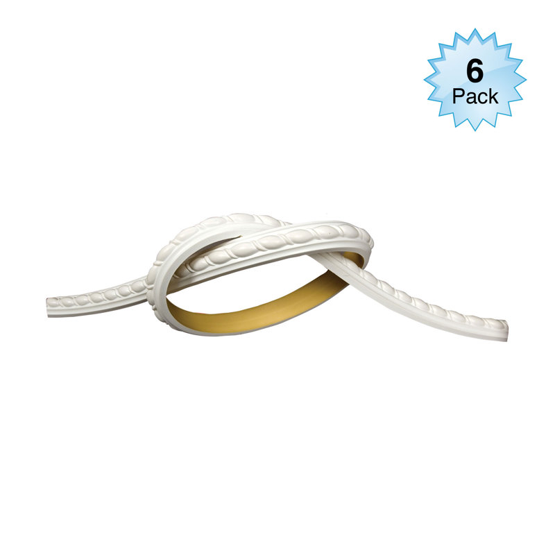 White Primed Polyurethane Flexible Wall Panel Moulding