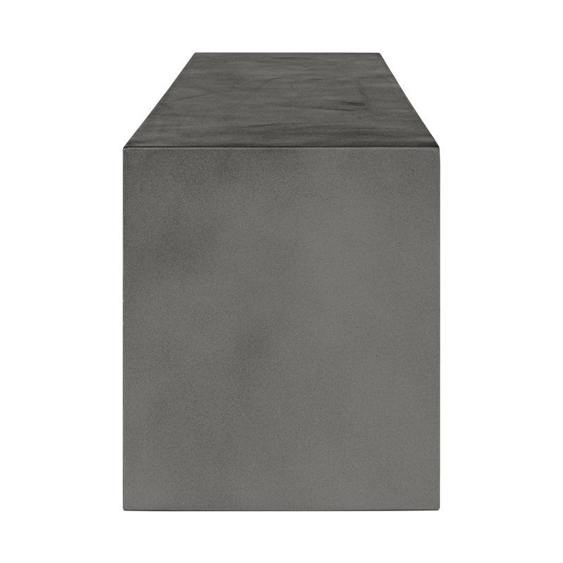 Lazarus Outdoor Dining Bench, Gray Performance