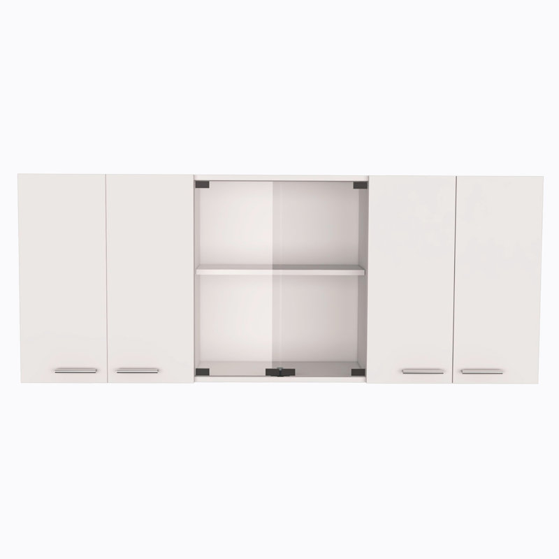 Armoire d'appoint 59 pouces blanche
