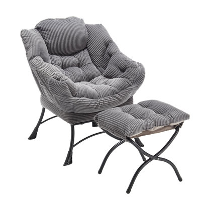 Fauteuil Lazy avec repose-pieds