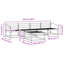  Outdoor Sofa Set 5 pcs Garden Furniture Sectional Patio Lounge Decor