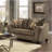 Camero Fabric Pillowback 2-Piece Living Room Set, Sofa And Loveseat, Brown-1816650457-1816650468