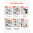 Toilet Safety Rail with Leg 31.5 In 300lb Load Capacity Stainless Steel Grab Bar