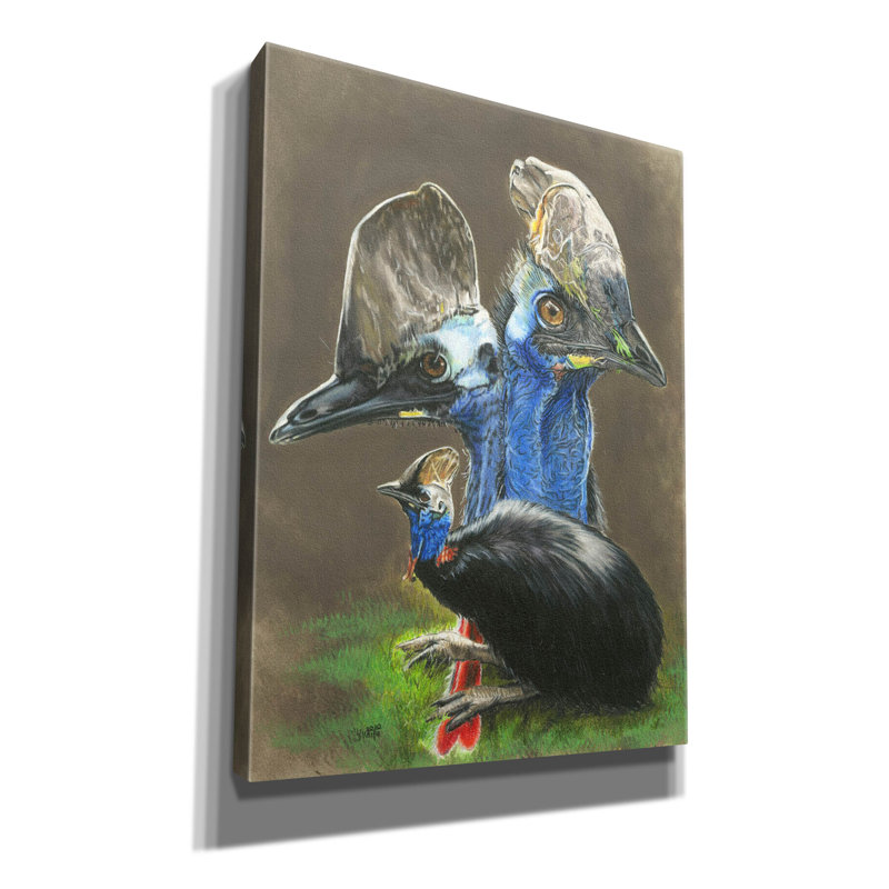 'Cassawary' by Barbara Keith, Canvas Wall Art, 54" H x 40" W x 1.5" D