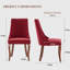 Ensemble de 2 chaises de salle à manger en lin (noir)-83509584