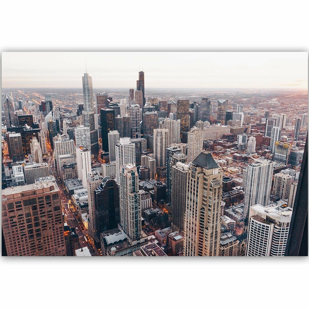 Leinwandbild Wolkenkratzer in Chicago