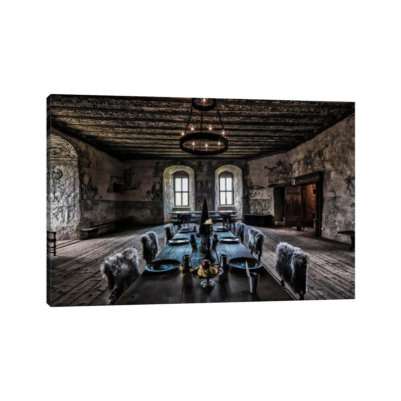Torpa Stone House by Benny Pettersson - Wrapped Canvas Print, 20.32cm H x 30.48cm W x 1.91cm D