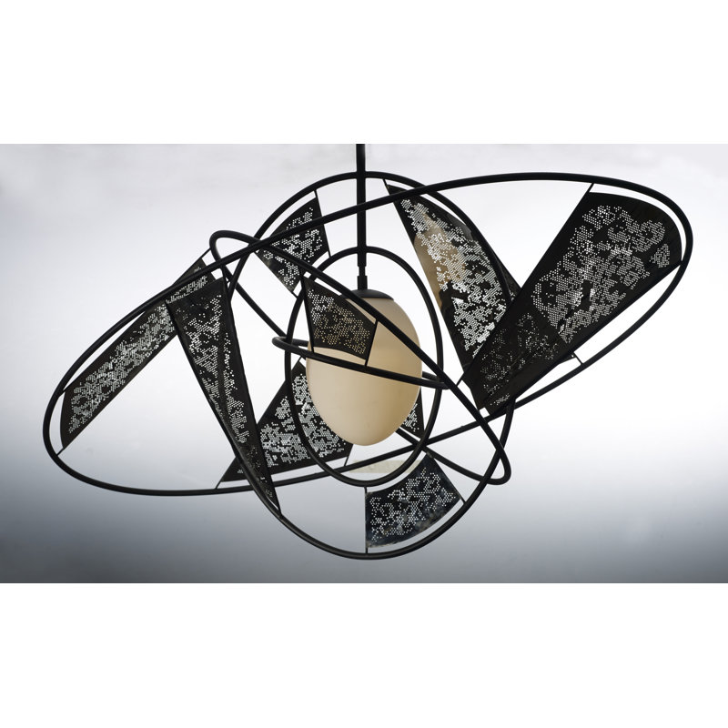 Luminaire sphère suspendu 1 lumières simple Erebus