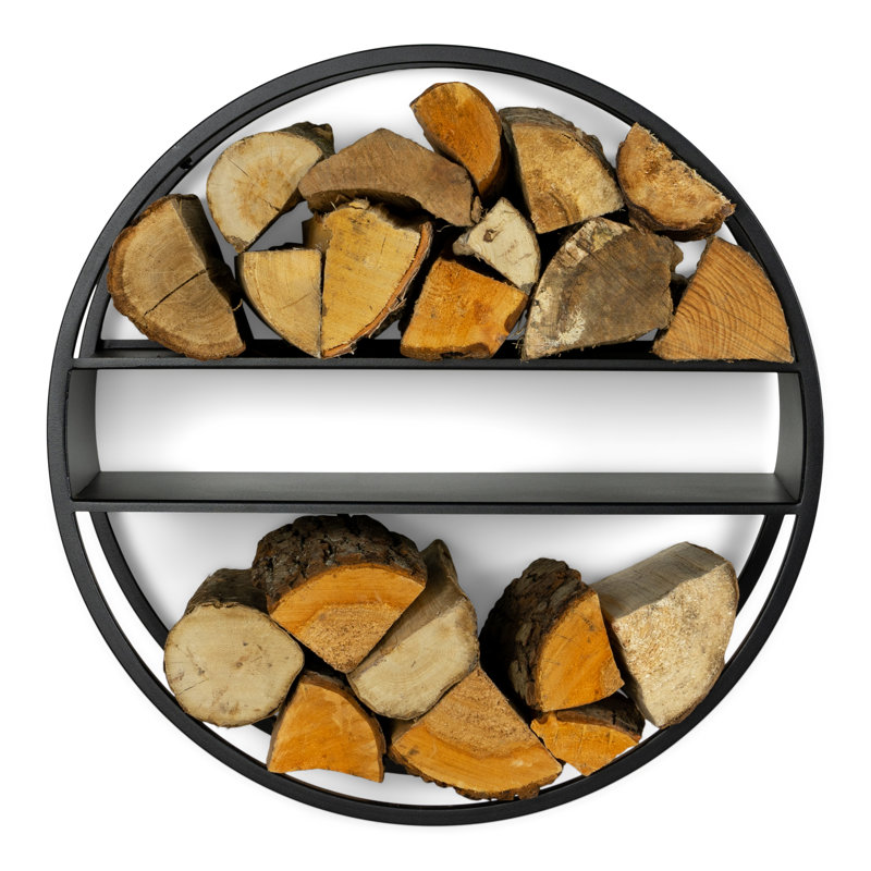TIMBER TUMBLER 100cm W Metal Log Rack