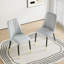 Chaise d'appoint rembourrée en similicuir H 18 po Anareli-546333955