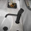 Robinet de lavabo de salle de bain à poignée simple en laiton-111170904