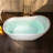 54'' x 29'' Freestanding Soaking Acrylic Bathtub