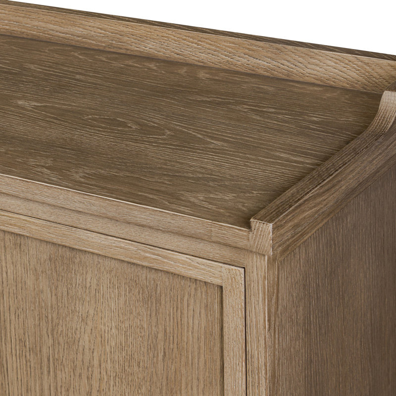 Adley Sideboard-Weathered Washed Oak Veneer