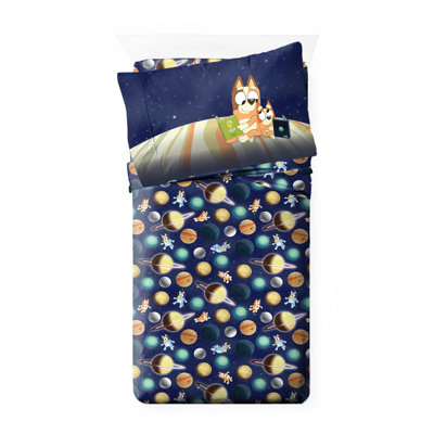 BLUEY BLAST OFF TODDLER SHEET SET