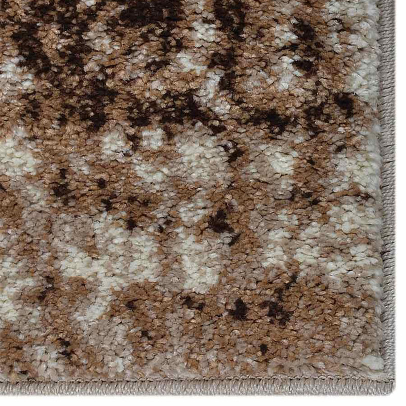 Machine Made Heatset Polyproplyene Area Rugs - Rectangle, Beige Color, Contemporary Modern Design, Low Pile Machine Made Area Rugs for Living Room, Bed Room
