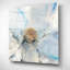  «Custom Floral Blue II» par Tim O'Toole, art mural en verre acrylique, 36 po x 36 po-1905937400