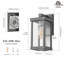 Applique murale d'extérieur 1 lumière Olar Classic-2077042451-2026505895-2038653479