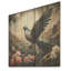 Vintage Dove Sunset Flight - colombe sur bois-241957901