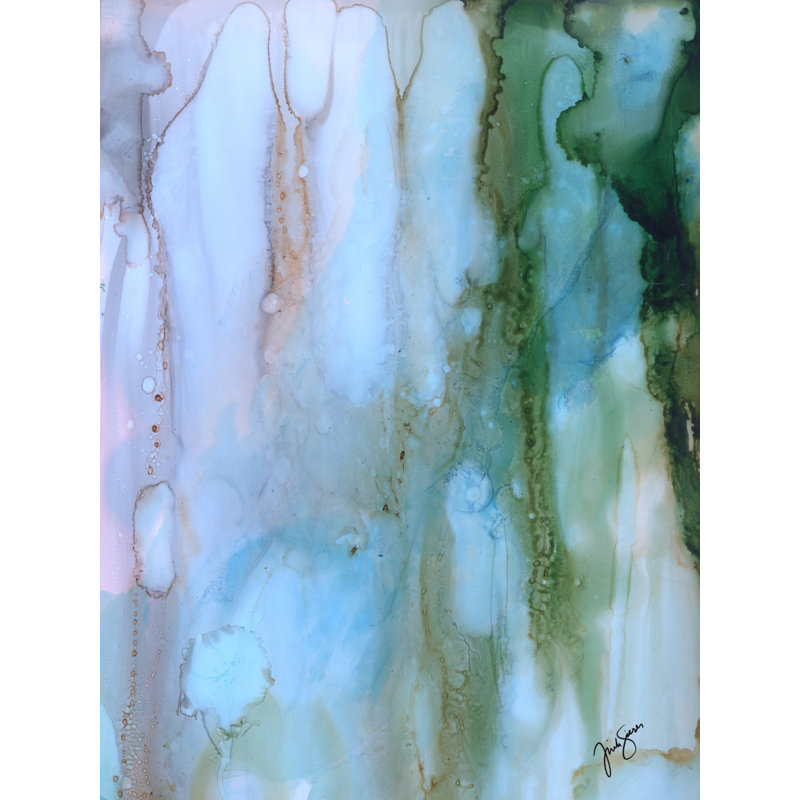 Seaspray Print by Trish Sierer, Black Framed Paper, 20" H x 16" W