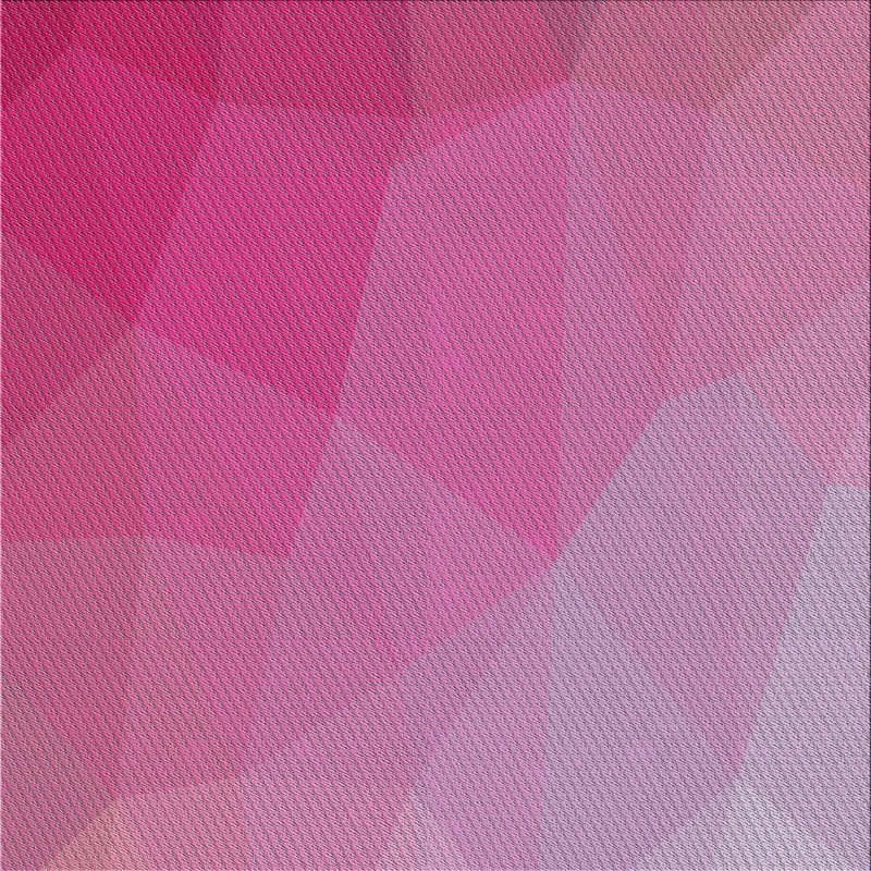 Tapis rose/zone blanche à motifs Houle, Carré 3 pi