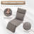 Esquer 59" Outdoor Wicker Poolside Reclining Swivel Single Chaise Lounge With Adjustable Recliner And Cushions-1476420568