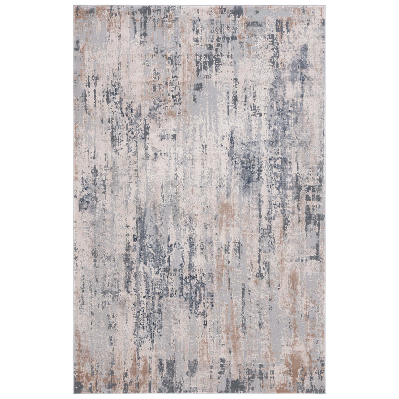 Tapis abstrait Reflection Performance, Rectangle 5 pi 1 po x 7 pi 6 po