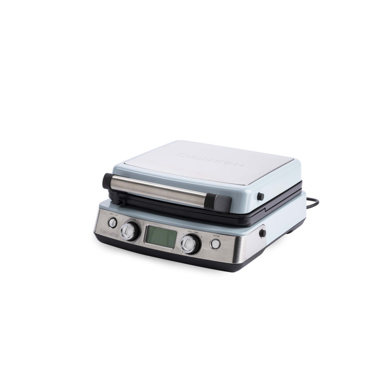 GreenPan Elite Non-Stick Waffle Maker, Blue