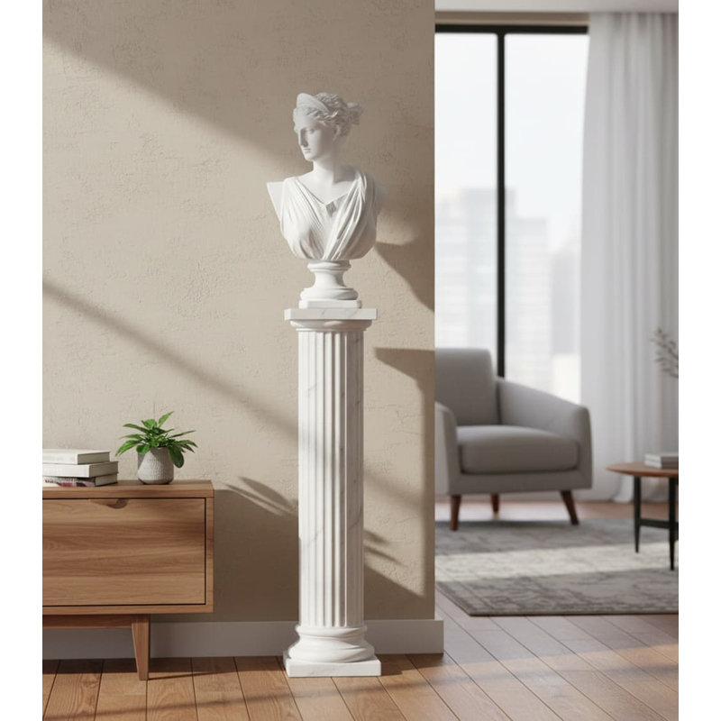 12.5" Greek Diana Statue - Classic Roman Bust Home Decor