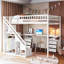 Lit mezzanine double avec commode, bureau et bande lumineuse-261523527-261523524