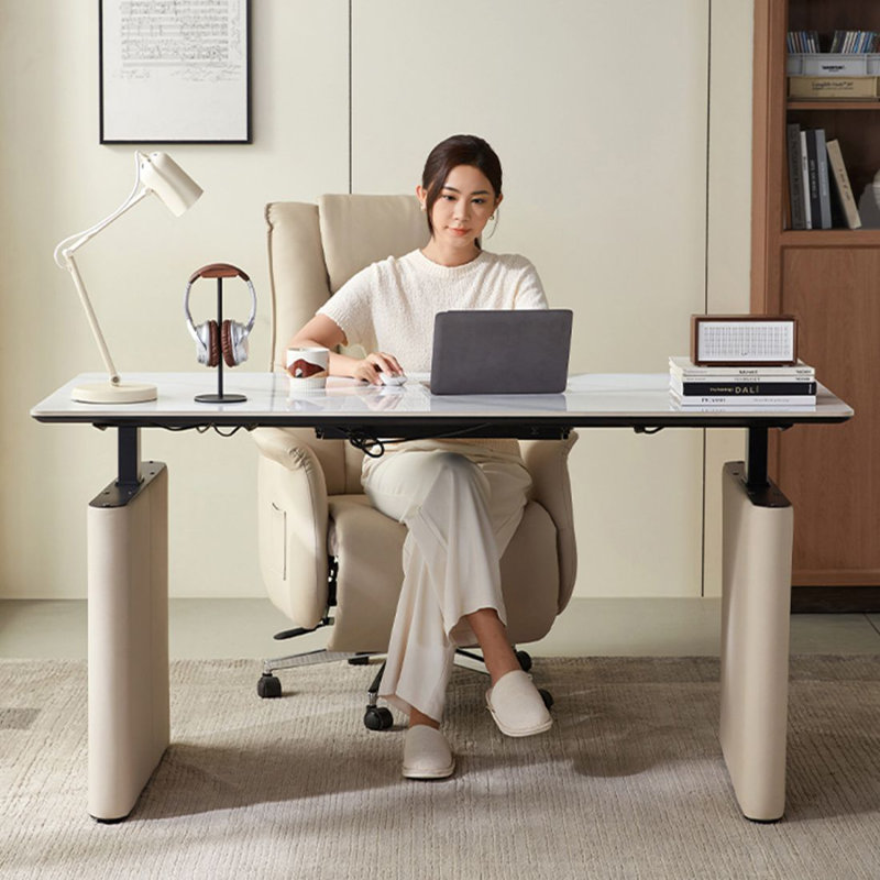 Bureau à hauteur réglable Rock Rock, H 29,13 po x l 62,99 po x P 27,56 po