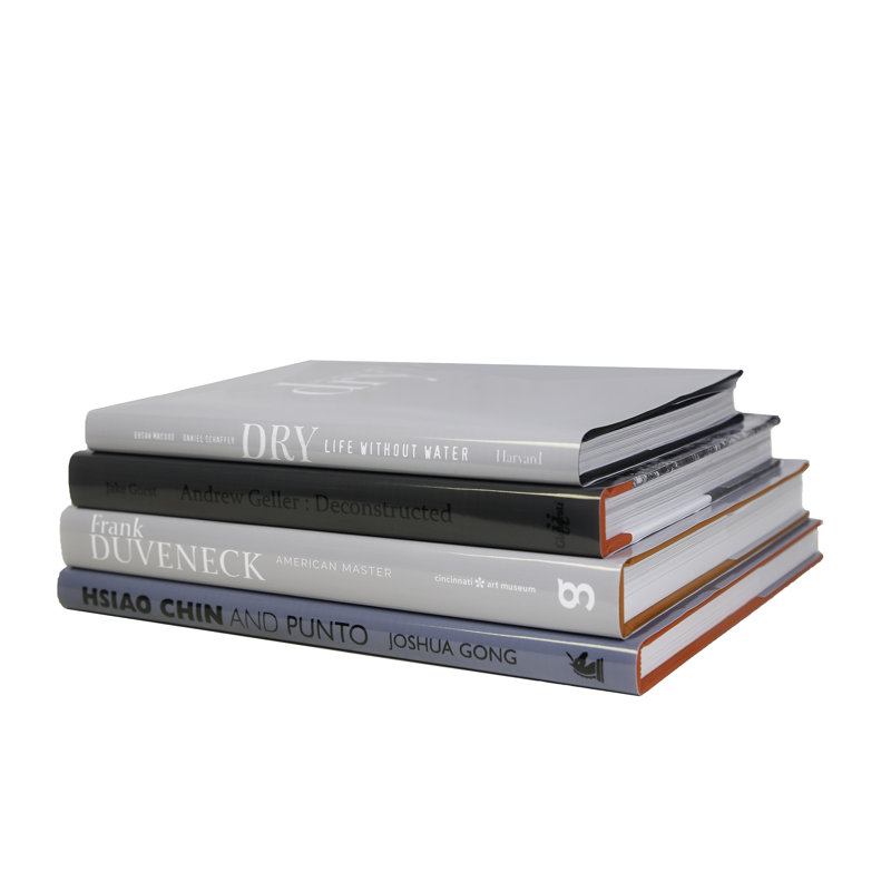 Decorative Books - Granite Coffee Table Stack - 4 Grey Books