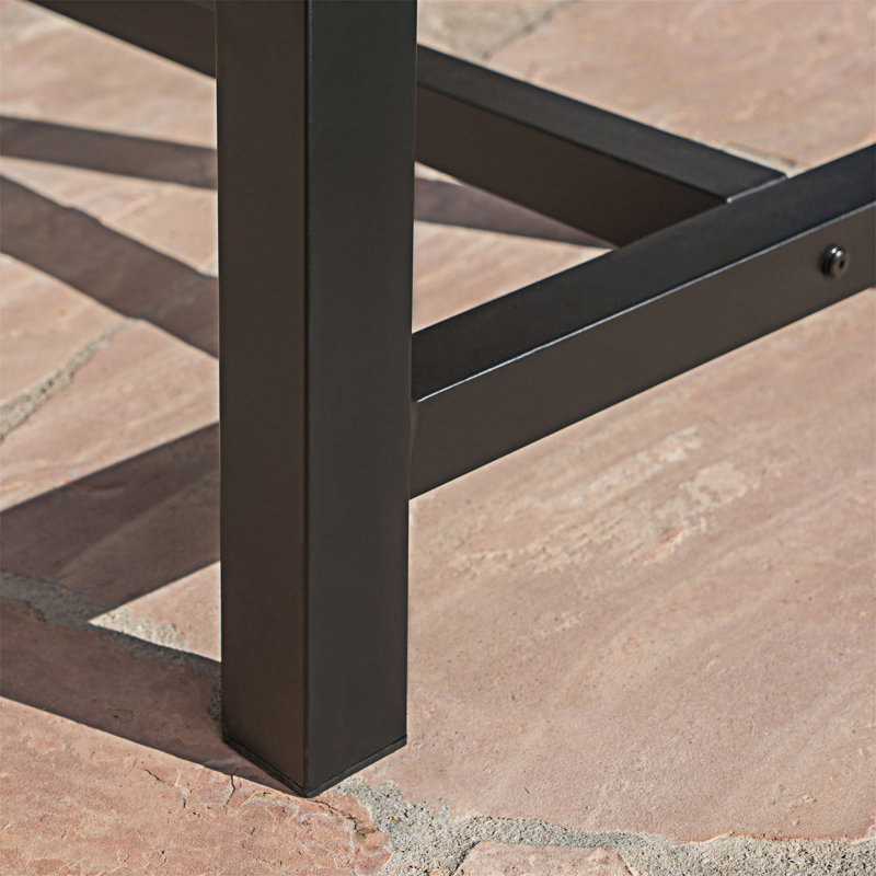 Table de salle à manger d'extérieur en bois