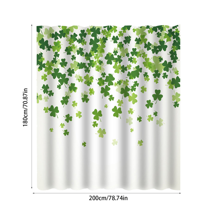Rideau de douche Saint-Patrick, Multicolor