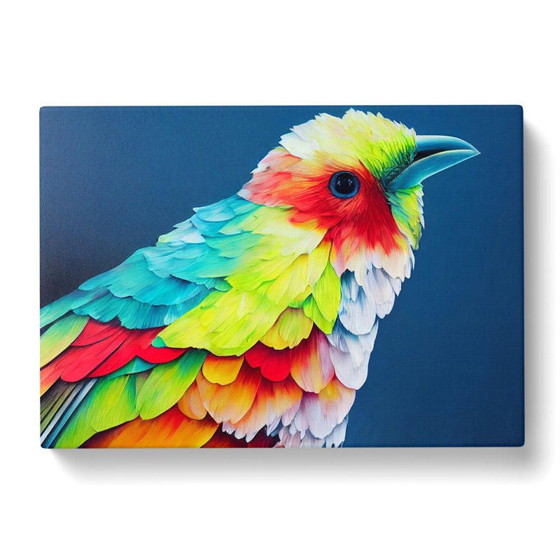 Colourful Bird Vol.2 - Wrapped Canvas, 35cm H x 50cm W x 3cm D