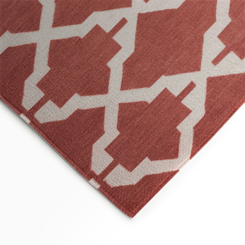 Tapis rouge intérieur et extérieur Trellis, Rectangle 9 pi x 12 pi