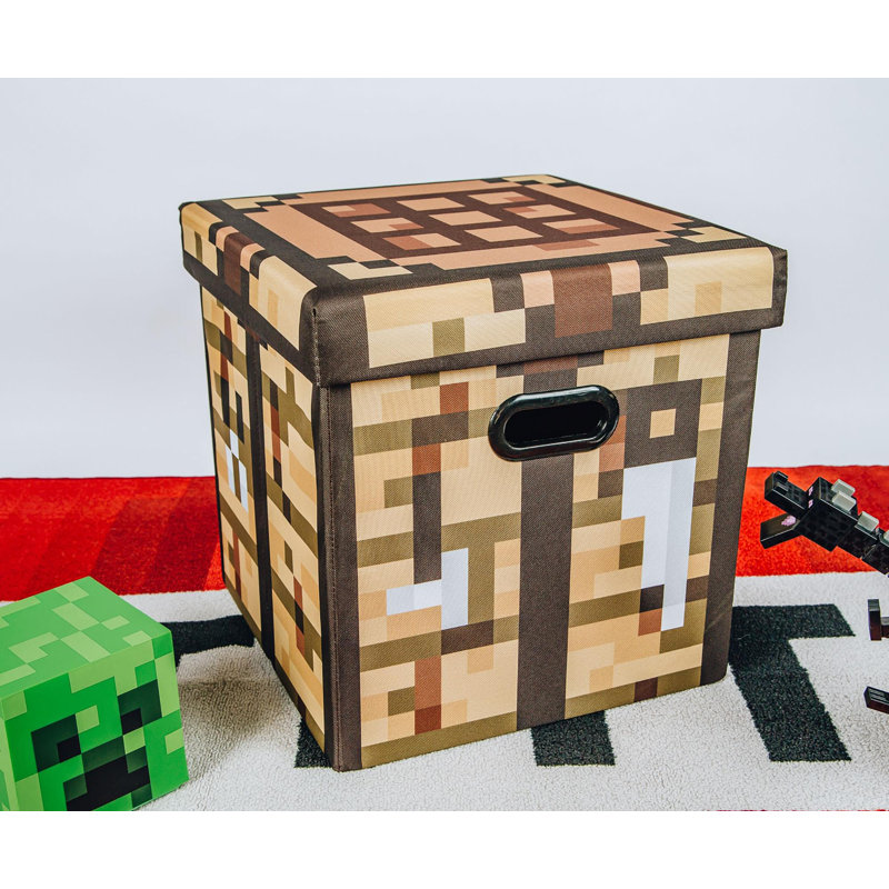 Organisateur de cubes de rangement pour table Minecraft | 15 pouces