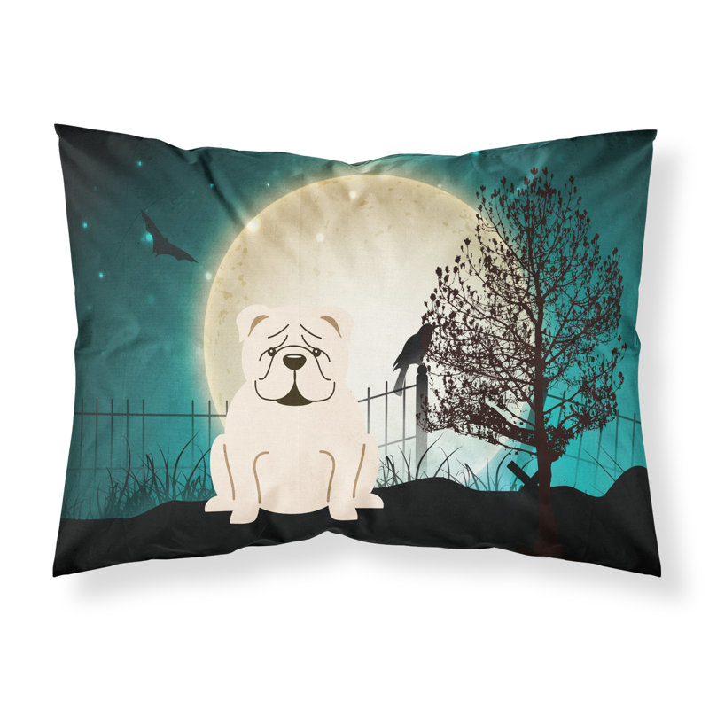 Microfiber, White English Bulldog