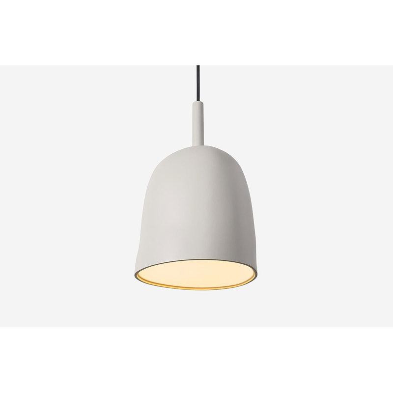 Vessel Pendant Light, Stone, 18.5'' H x 9'' W x 9'' D, Black