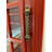 Red Old English Telephone Booth  Pool Cue Rack By RAM Game Room