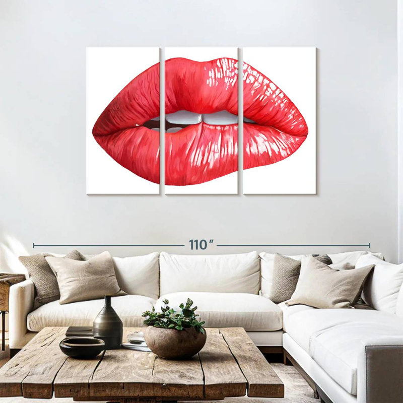 Shuttleworth Lip Biting, 48" H x 74" W