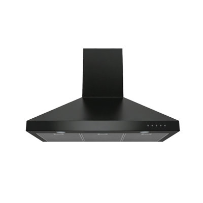 Hauslane Staindless Steel Wall Mount Range Hood 36 Inch | Wall Chimney | 6” Duct/ductless Convertible, Strong Suction, Six-layer Aluminum Filters, Changeable Led Lamps, Stove Kitchen Vent Hood