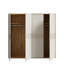 Roderic 4 Door Manufactured Wood Wardrobe